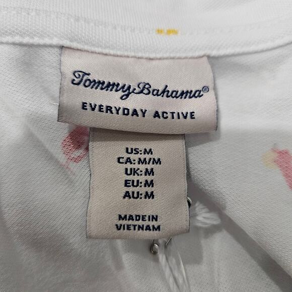 Tommy Bahama Women's Size M Cocktails & Palms Printed Sleeveless Polo NWT - Picture 2 of 7